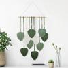 Wind Chimes & Hanging Decorations Bedroom Parts Handcrafted Woven Wall Tapestry: Leaf-Design For-Stylish Living Room Décor