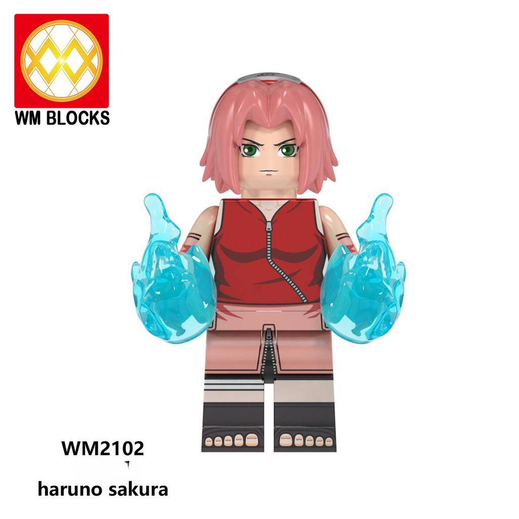 Single Cartoon Action Figures Accessories Building Blocks Children WM2101 WM6107