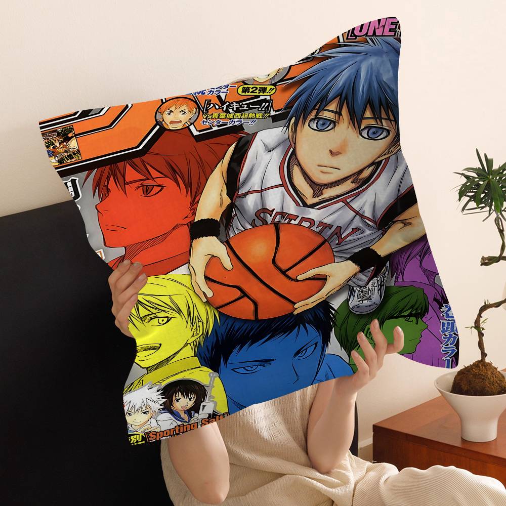 Anime Kuroko's Basketball Kissenbezug Toon Geschenk Kissenhülle Schlafzimmer Zuhause Sofa Stuhl Sitz Dekor Kissenhülle