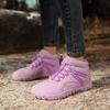 New Men Women Waterproof Barefoot Hiking Shoes Winter Warm Snow Boots Men Plush Sneakers Outdoor Trekking Climbing Boots