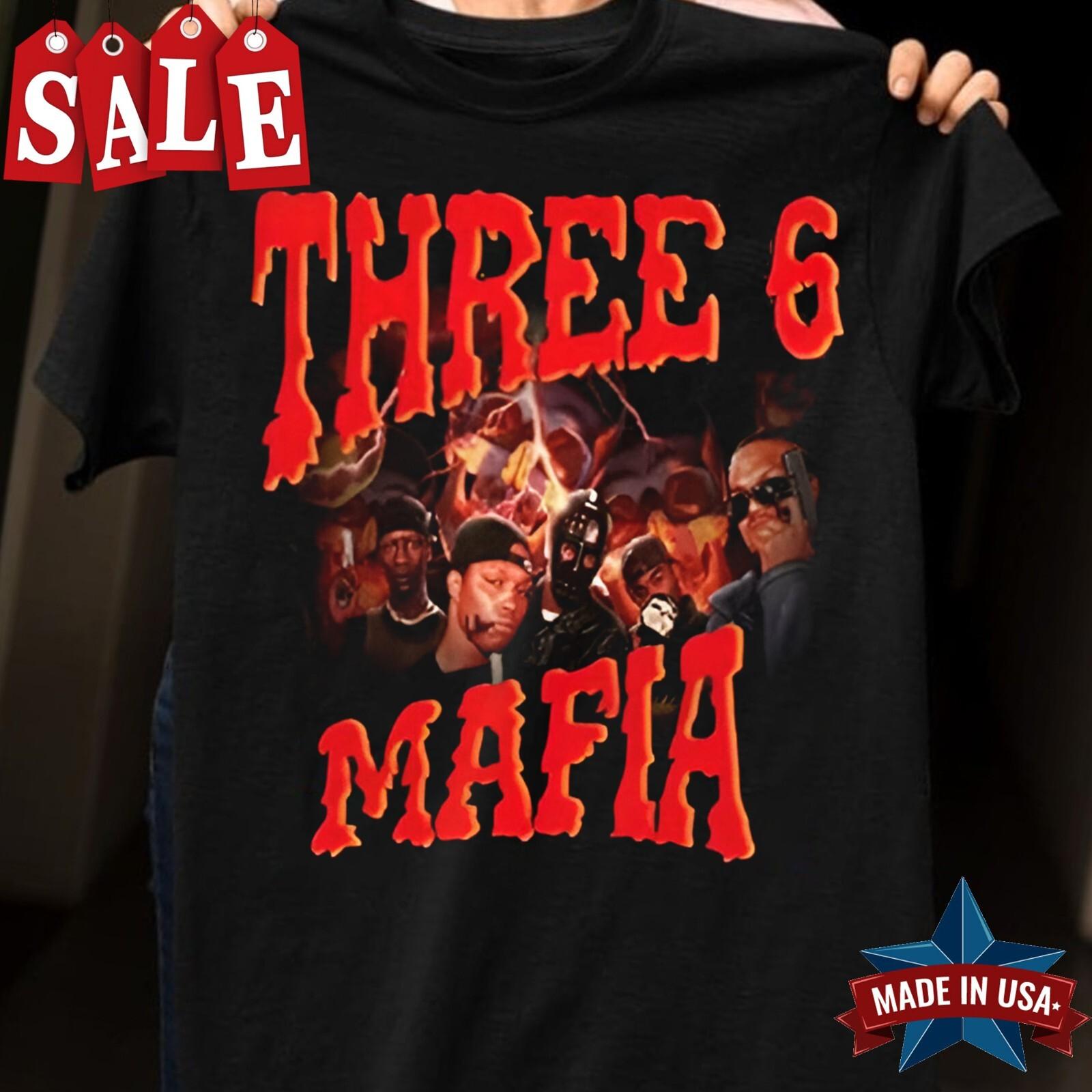 New Popular Three 6 Mafia Concert Unisex All Size M