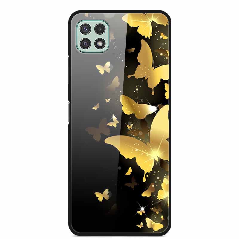 For Samsung Galaxy Wide5 Case Tempered Glass Hard PC Phone Back Cover for Galaxy Wide 5 Bumpers Cases Shell Coque 6.6'' SM-E426S