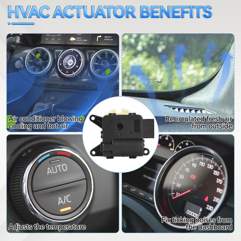 Klimaanlage Tür Heizer Gebläse Rezirkulation Motor Stellmotor 6R0907511A Für VW Polo 6R Skoda Fabia 2011 2012 2013 2014 2015 2016 2017 2018