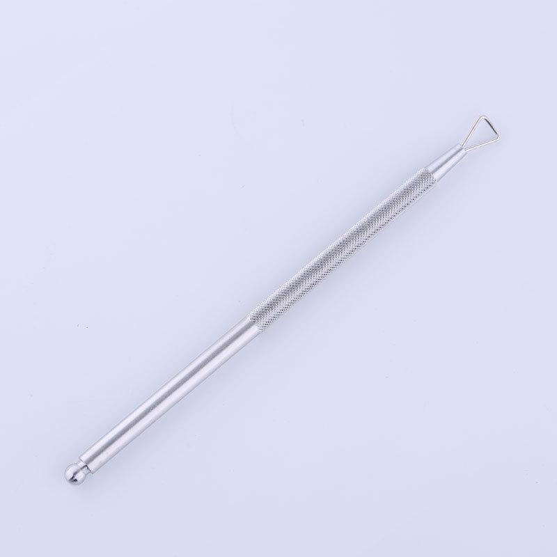 Stainless Steel Double-Headed Cuticle Remover and Pusher Tool for Manicure