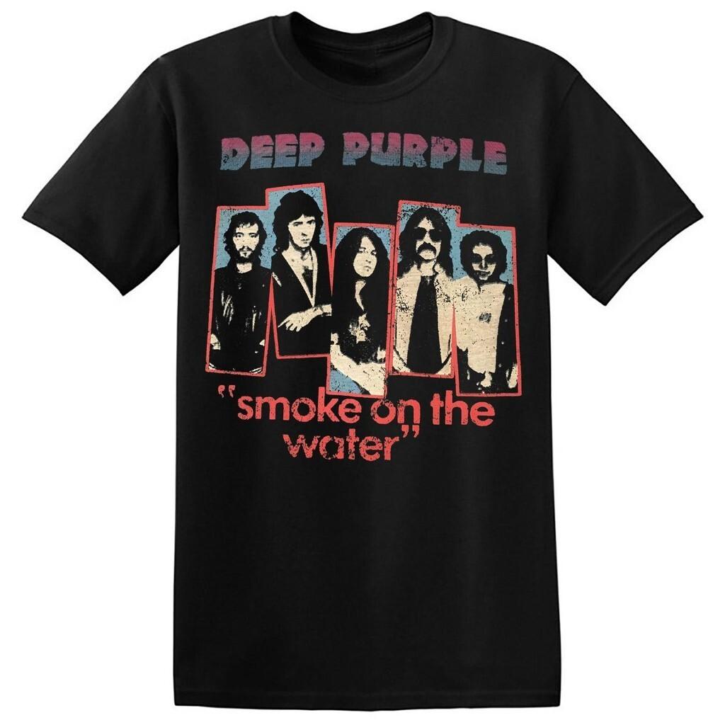 Smoke On The Water Deep Purple Shirt Classic Black Unisex S-4XL XXXL