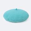 Color Wool Beret Light Blue Winter Hat for Cold Daily and Outdoor Wear
