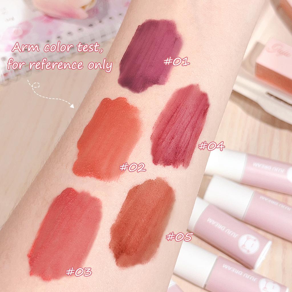 Milk Cream Lip Mud Mist Matte Lip Glaze Velvet Female Student Party Cheap White Lipstick