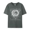 Live By The Sun Dream By The Moon Boho Printed On T Shirt New Arrival O Neck Casual Unisex Tshirts Street Tops Shirts