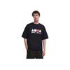 Anta Comfortable Breathable Loose Fit Round Neck T-Shirt Unisex Tops Black 172528101-2
