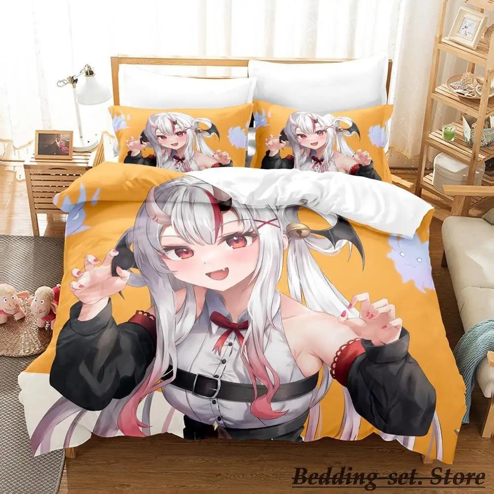Nakiri Ayame Anime Bedding Set Single Twin Full Queen King Size Duvet Cover for Adult Kid Bedroom