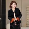 2026 Spring Retro Short Jacket for Middle-Aged Women - Chinese Style Mother's Cardigan Top for Spring and Autumn