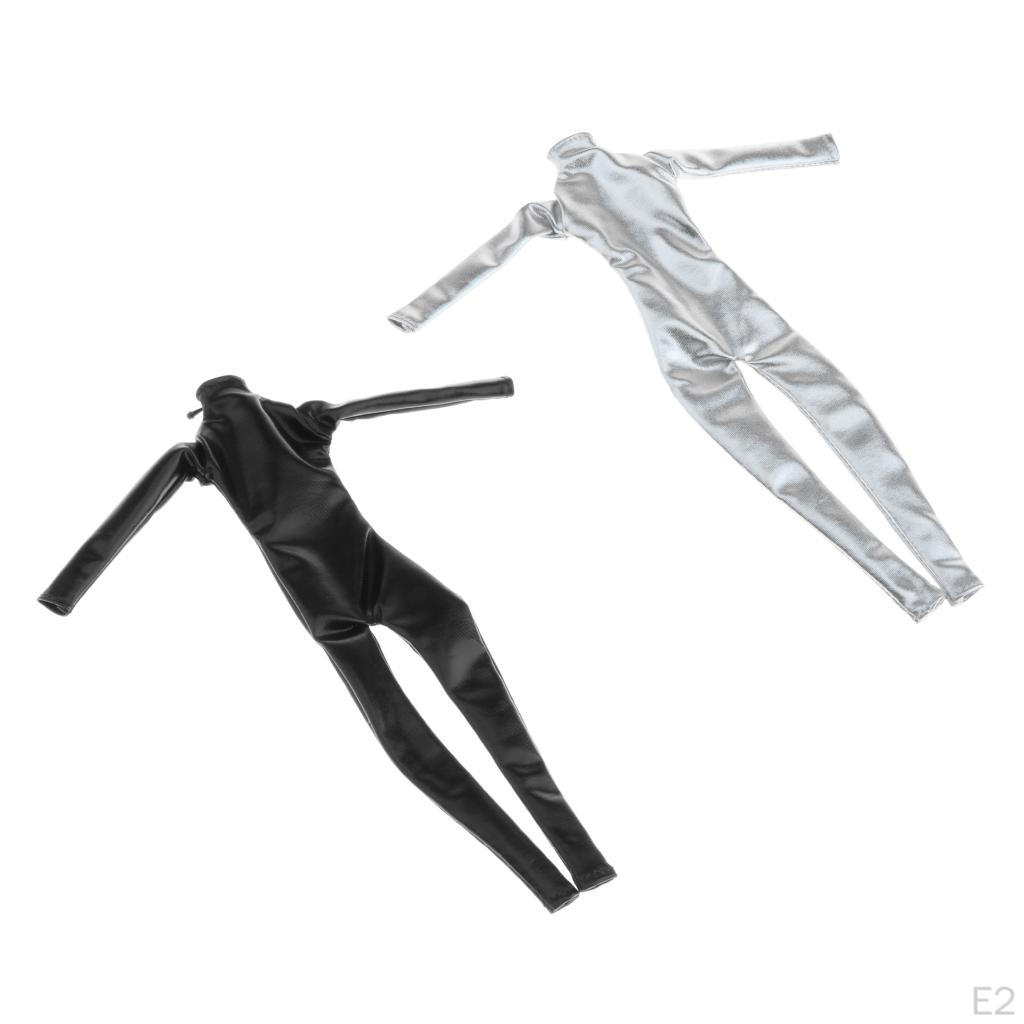 1/6 PU Jumpsuit for 12 Inch Female Action Figure, Doll Clothes