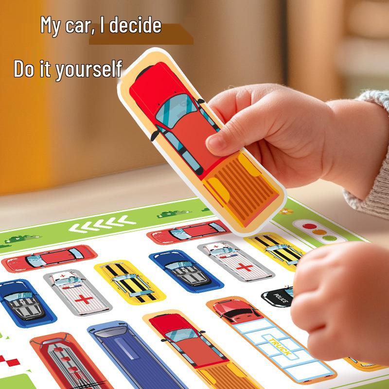 Dětská parkovací bludiště logická hra: Huarong Road Výzva