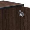 Bathroom Vanity Cabinet Brown Oak Effect 65 X 33 X 60 Cm