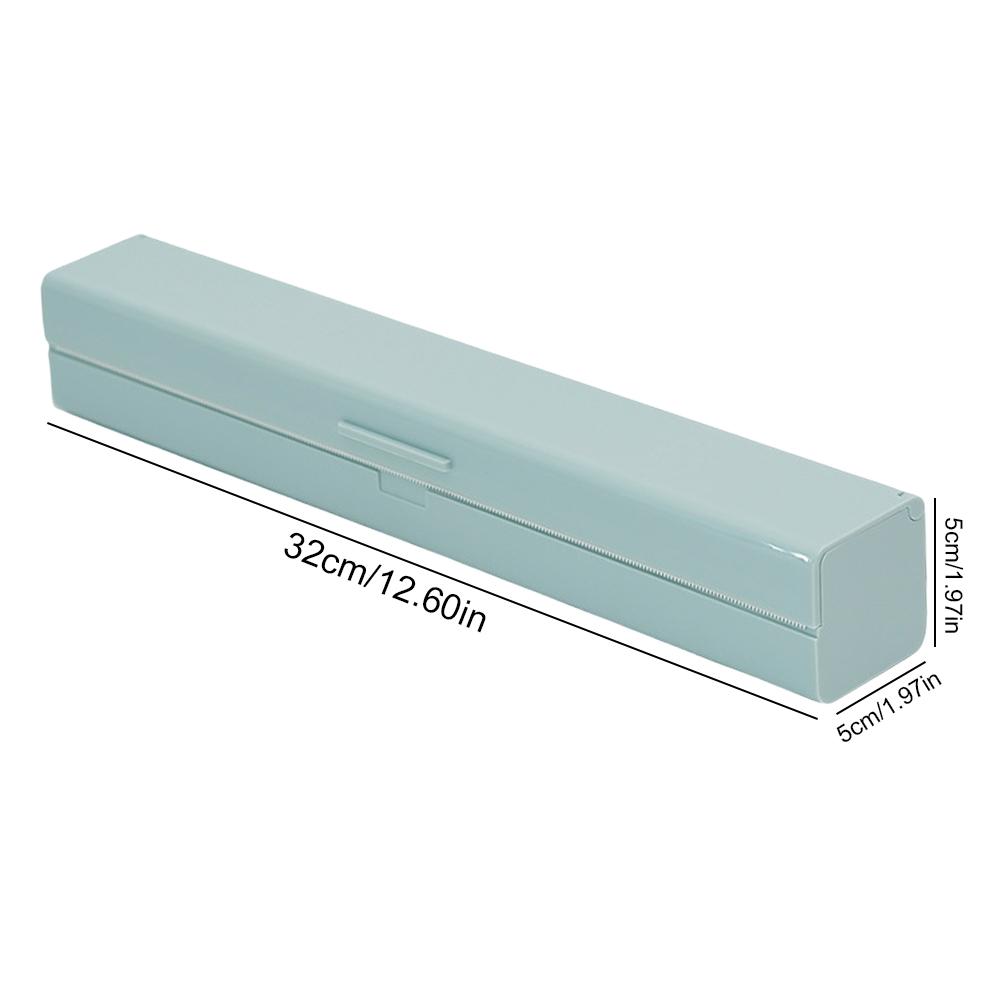 Household Food Plastic Wrap Magnetic Dispenser with Cutter Tin Aluminum Foil Dispenser with Cutter Maximum 12 Inch Kitchen Tools