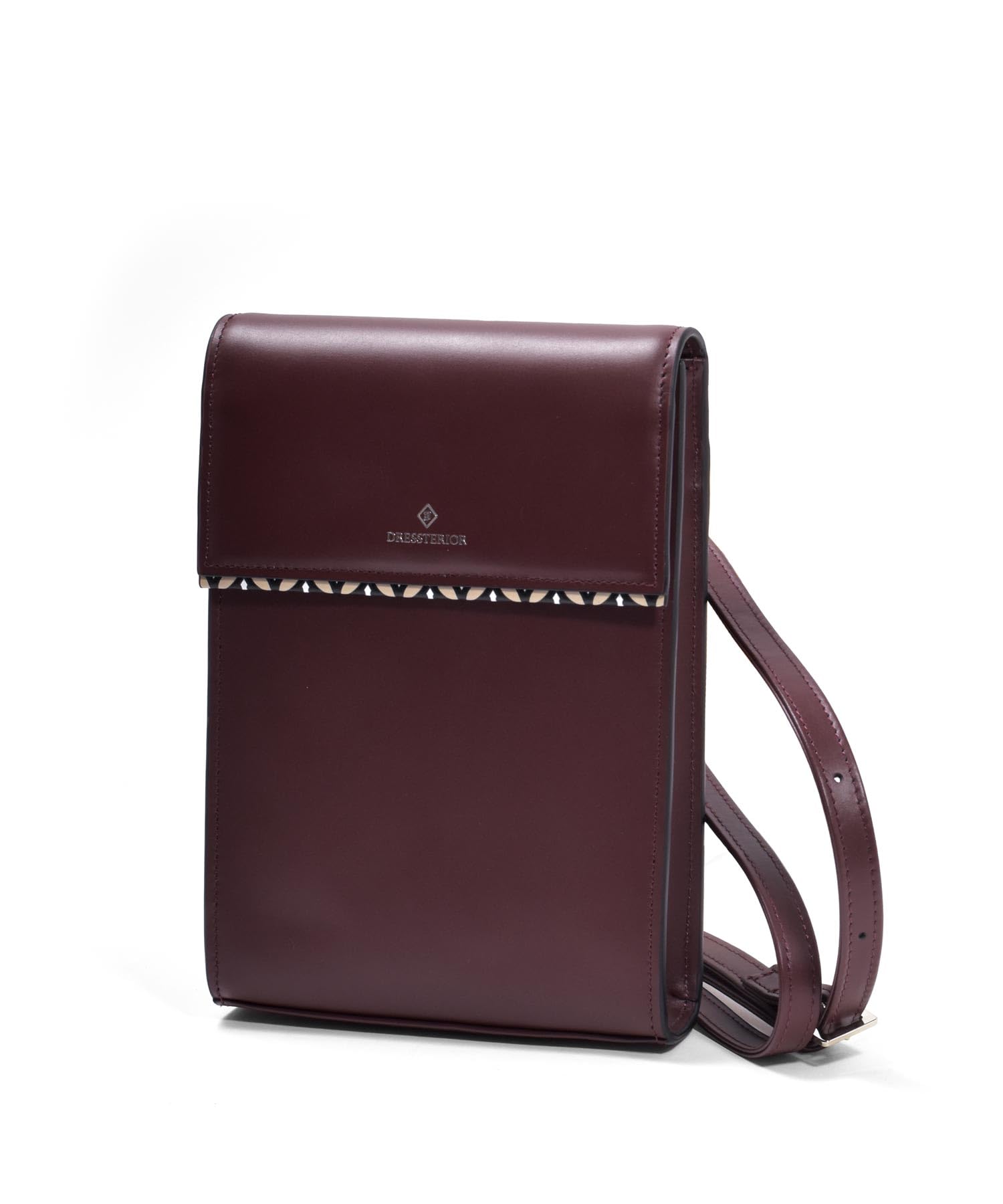 

Dressteria Cesky Leather Smartphone Shoulder Bag, Cowhide Leather, No. 866101, Bordeaux
