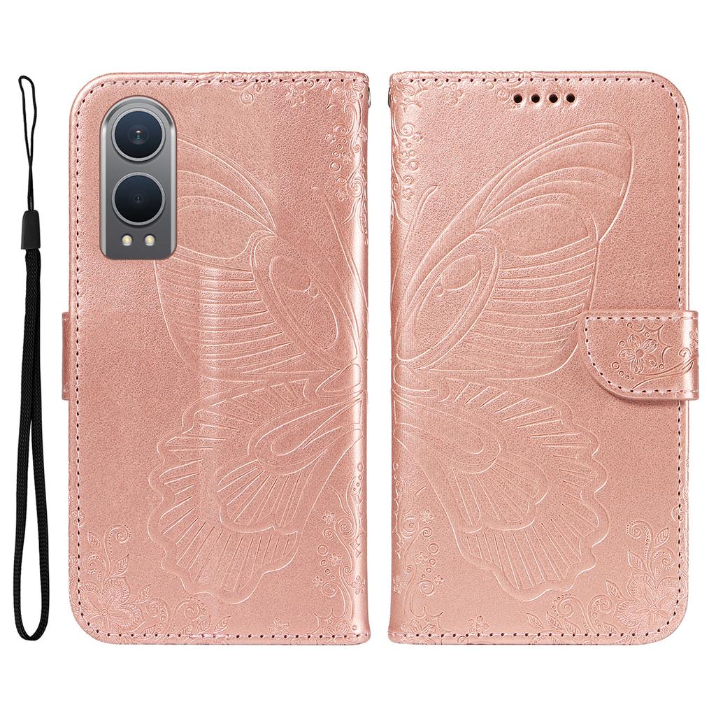 For OnePlus Nord CE4 Lite 5G/Oppo K12x 5G (China) Case Butterfly Pattern Leather Wallet Phone Cover