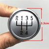 5/6 Speed Gear Shift Knob Top Cap Emblem Badge Cover For VW Volkswagen Golf Jetta MK3 MK4 GTI MK4 Bora Polo Seat Ibiza Caddy