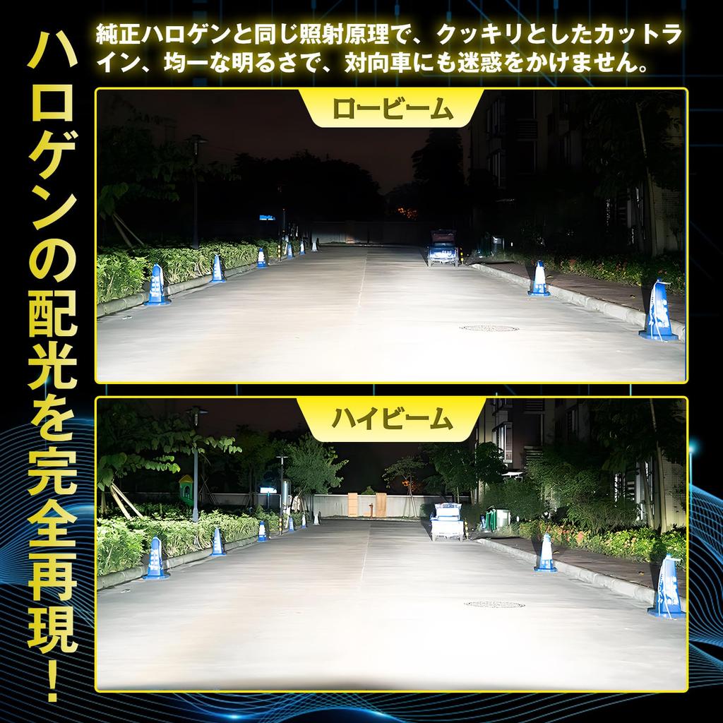 [1000% brightness UP!]Perrace H4 LED headlight, explosive light, vehicle inspection