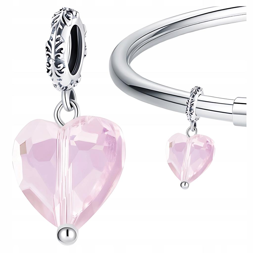 Heart Charms 925 Beads Pendant Heart Hanging