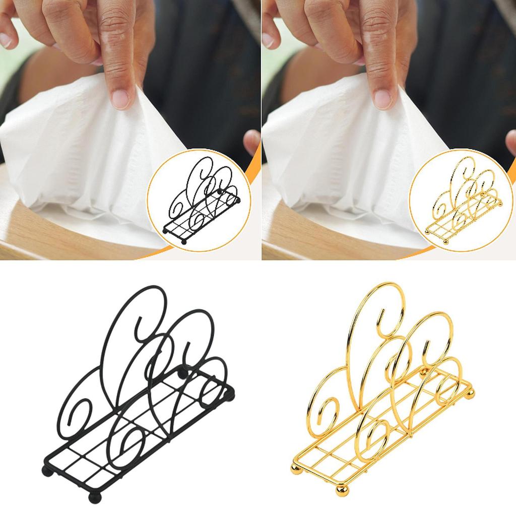 Stojící držák na ubrousky Stojan na ručníky Kovový Domácí dekor Pevný držák na papírové utěrky Dávkovač ubrousků pro jídelnu Restauraci