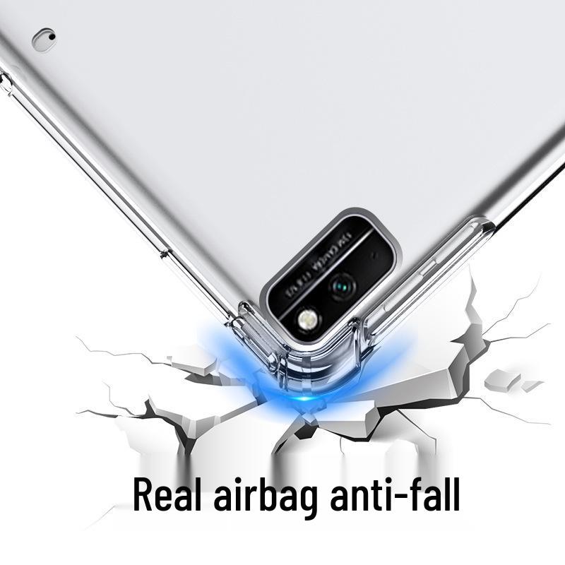 Capa Protetora Flexível Huawei MatePad 11 com Cantos Airbag, Transparente, Serve para Modelos de 10.8" e 10.1".