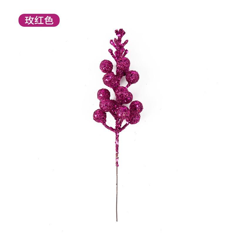 Plastic Christmas Flower Decorations Tree Ornamentation Festive Holiday Party Home Xmas Decoration Supplies