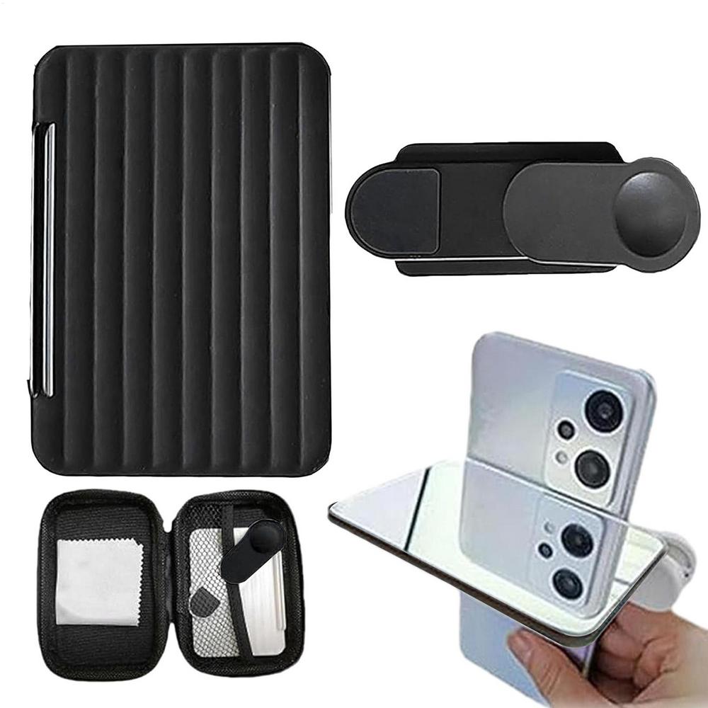 Smartphone Camera Mirror Reflection Clip Portable HD Lens Phone Selfie Reflector Kit Adjustable Lens Clip For IPhone For Samsung