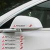 4 Pezzi Stile Logo Auto Impermeabili Fai da Te Adesivi per Carrozzeria Per Mitsubishi Eclipse Lancer Outlander Pajero ASX Colt I200 Delica Triton Ex