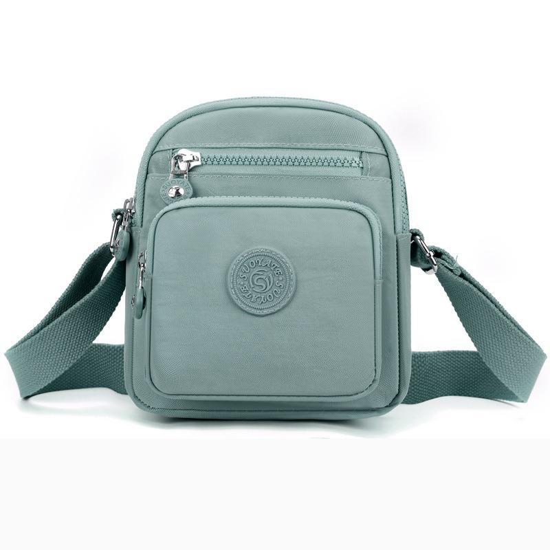 Nuova borsa quadrata piccola da donna leggera in tessuto di nylon idrorepellente borsa a tracolla casual per lo shopping borsa a tracolla versatile da viaggio