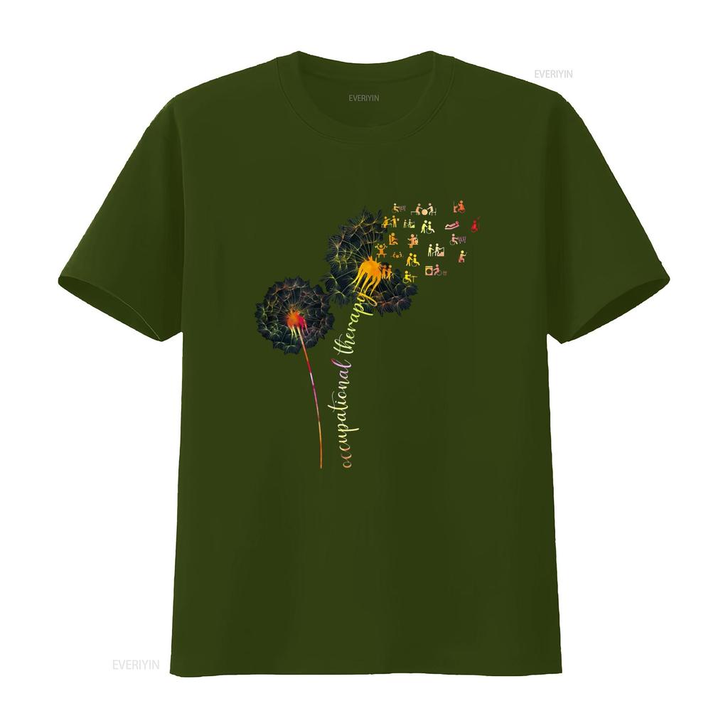 Flower Occupational Therapy Costume OT Therapist T Shirt Vintage Washed Versatile Casual Soft Stylish Unisex Designer Clothes