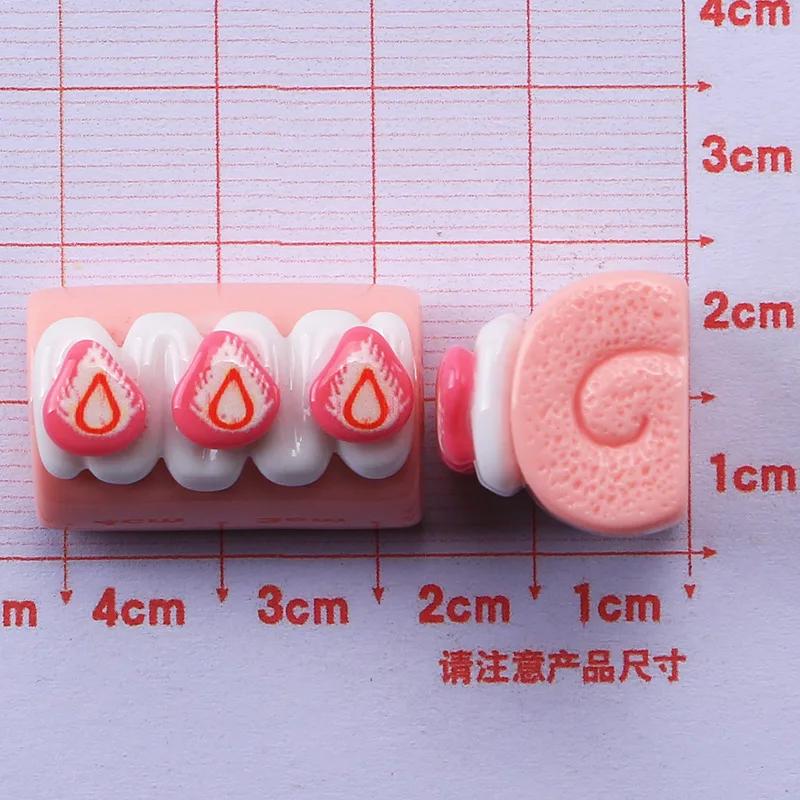 10/100Pcs 3D Miniatures Dollhouse Resin Roll Food Play Diy Handmade Materials Keychain Headgear Refrigerator Accessories Resin
