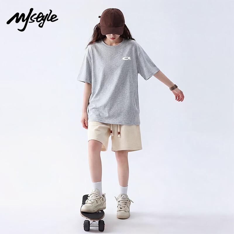 MJ STYLE Damen Baumwoll Kurzarm T-Shirt & Shorts Set