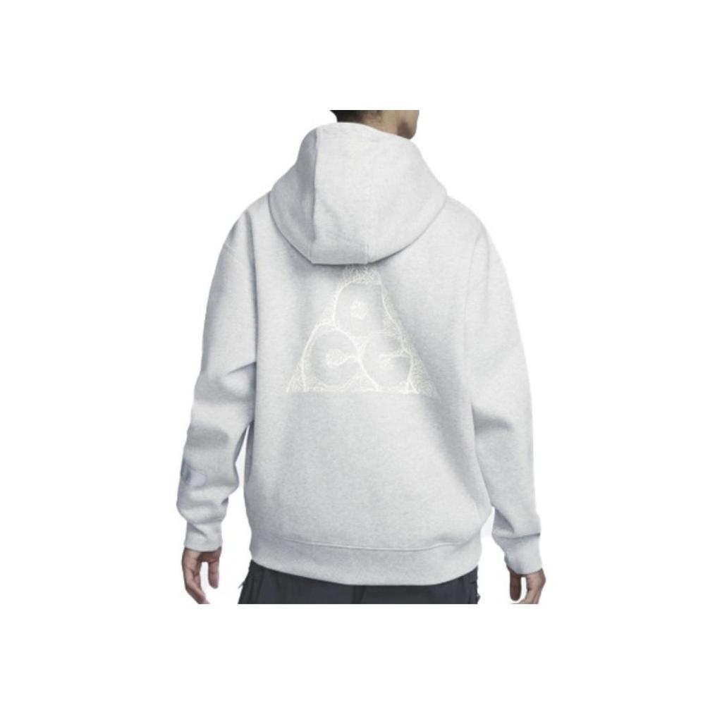 Nike Solid Color Zip-Up Hooded Jacket Men Outerwear White DM4249-050