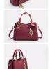 Elegante rote Damen-Hochzeits-Handtasche - Premium-Leder Schwiegermutter-Tasche