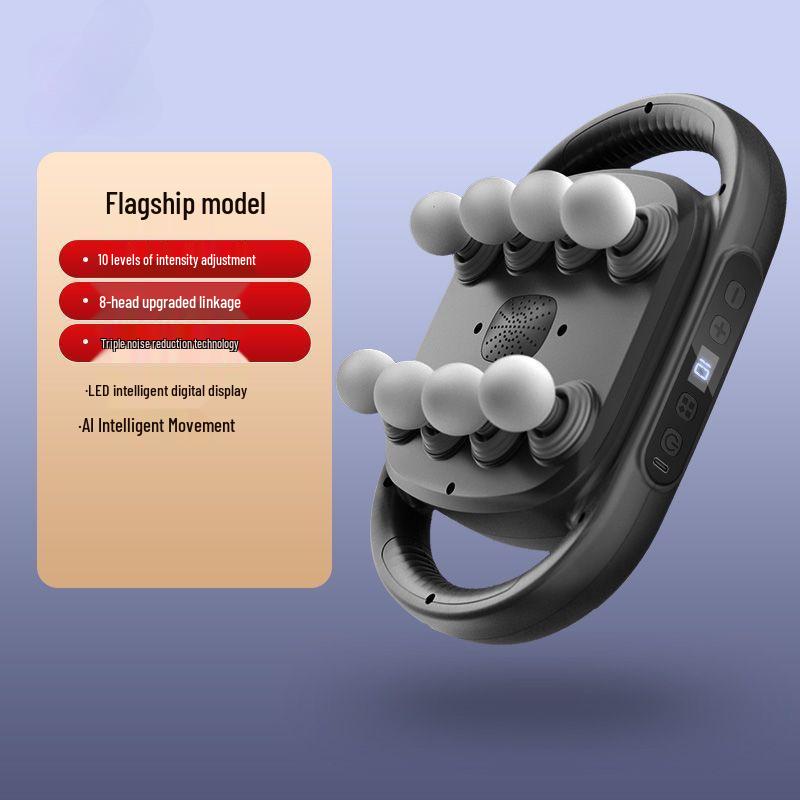 Professional 16-Head Fascia Massage Gun for Home Fitness: Deep Relaxation for Muscle, Waist, and Leg.