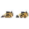 DIECAST MASTERS Smykem řízený nakladač Caterpillar CAT 272D2 Kompaktní pásový nakladač CAT 297D2, sada 2 kusů Dokončený produkt DM84647CS 1/64 &