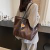 Canvas bag women's bag 2025 new simple fashion large capacity women's shoulder bag casual tote bag