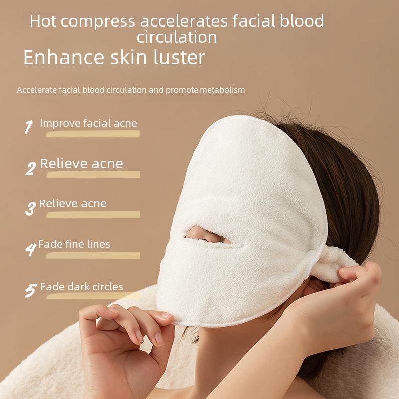 Skin Care Mask Cotton HOT Compress Towel Wet Compress Steamed Face Towel Opens Skin Pore Clean Compress Beauty Facial Care Tools
