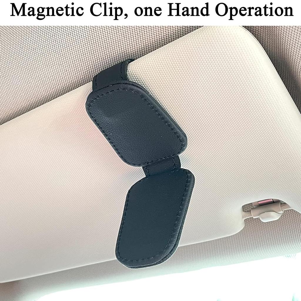 Sunglasses Holder for Car | Sunglasses Holder Clip Hanger Eyeglasses Mount for Car Sun Visor | Ticket Card Clip Eyeglasses Mount