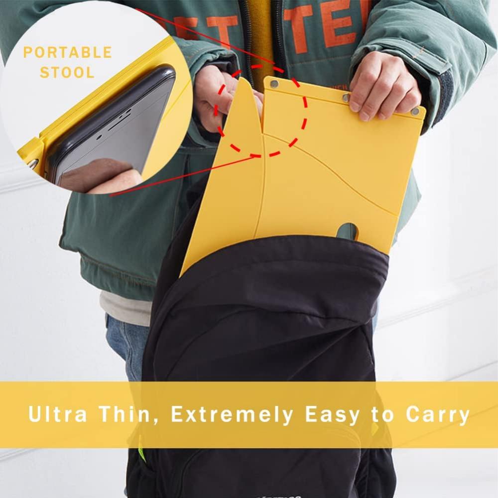 Foldable portable multi-functional storage, fishing, camping, hiking stool, lightweight and foldable chair, travel, party, barbe