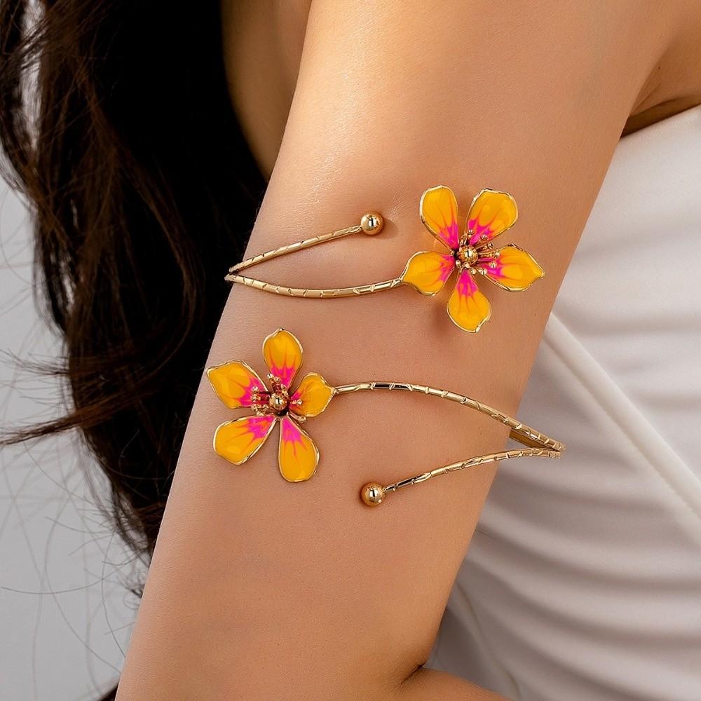 Adjustable Arm Cuff Bracelet Multi-colors Arm Ring Armlet Bangle for Parties & Special Occasions