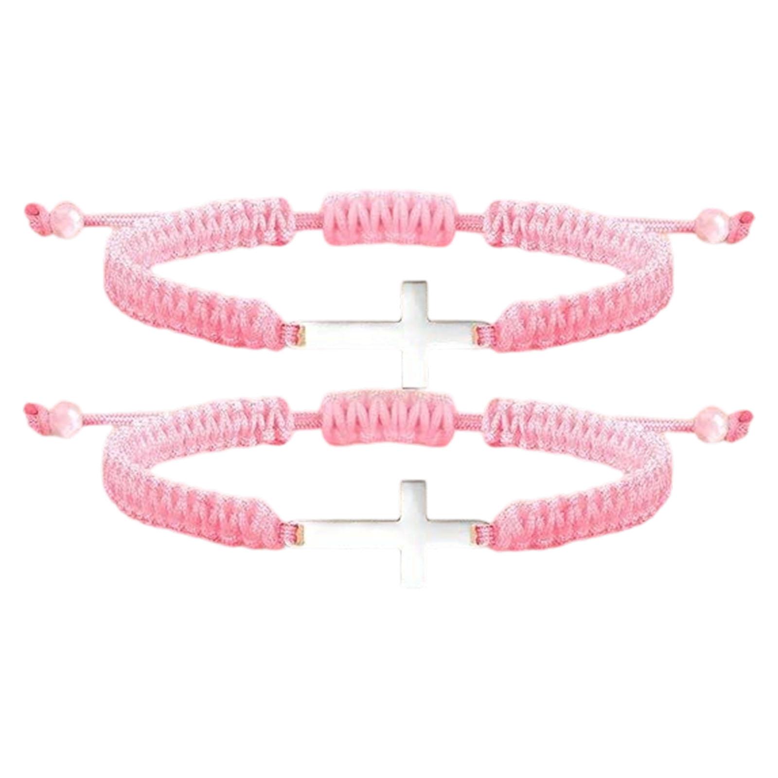 

Versatile Adjustable Crosses Woven Bracelet Premium Wristband Lightweight Design for Effortless Comfort in All Situations