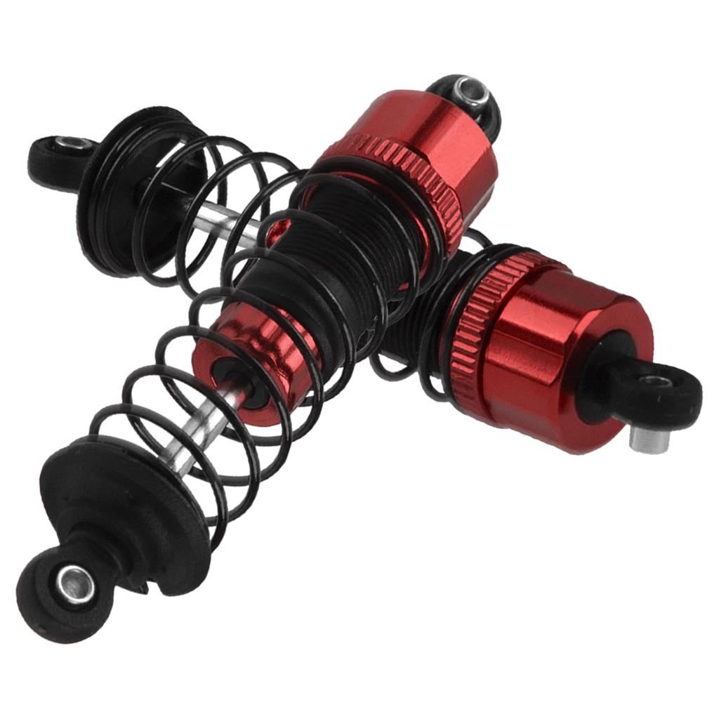 4-Pack RC Car Shock Absorbers, Metal Shock Dampers, Compatible with Hyper Go MJX H14BM 14210 14209 1/14 RC Car Upgrade Parts