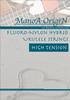 Manoa Origin Fluoro-Nylon Hybrid Ukulele Strings, High Tension, 1 Set, EHA-FNH