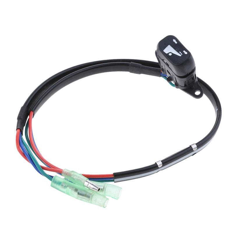 1 PCS Outboard Remote Control Power Trim&Tilt Switch 37850-93J10 Black For Suzuki