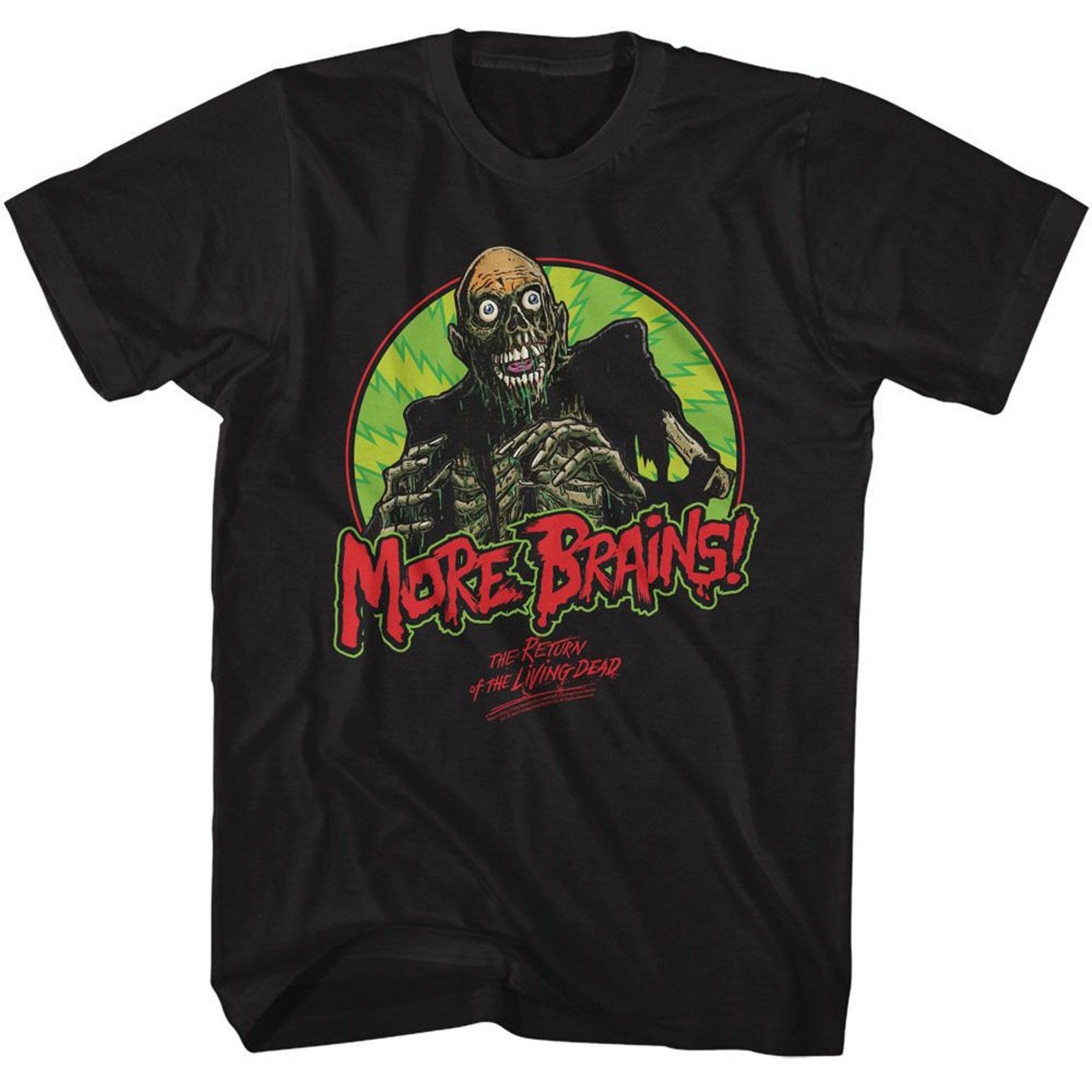 The Return Of The Living Dead Tarman More Brains Black T-Shirt XL