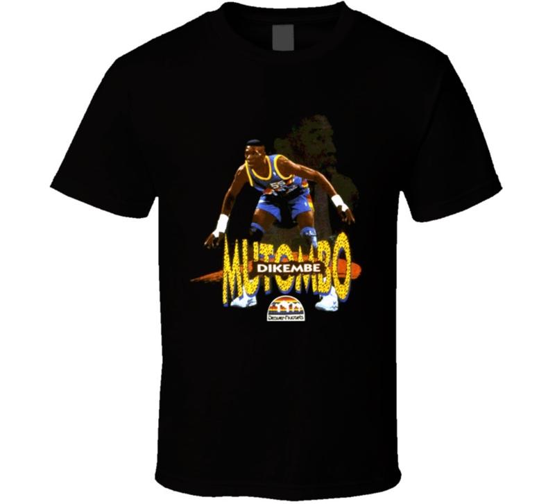 Dikembe Mutombo Retro Basketball Unisex T-Shirt S