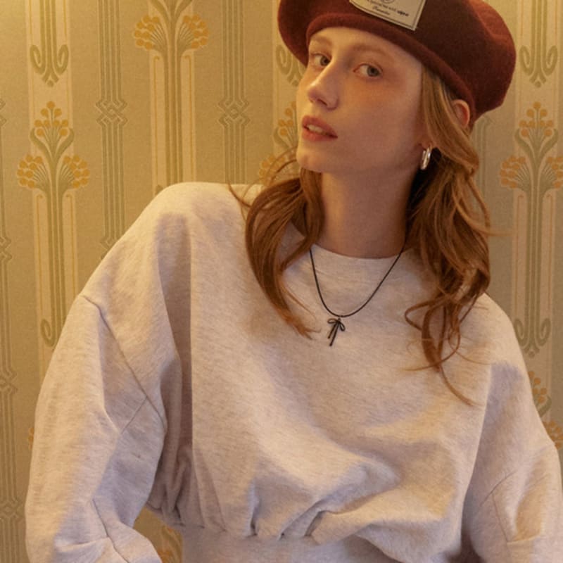 leterie LR LABEL KNIT BERET_BURGUNDY