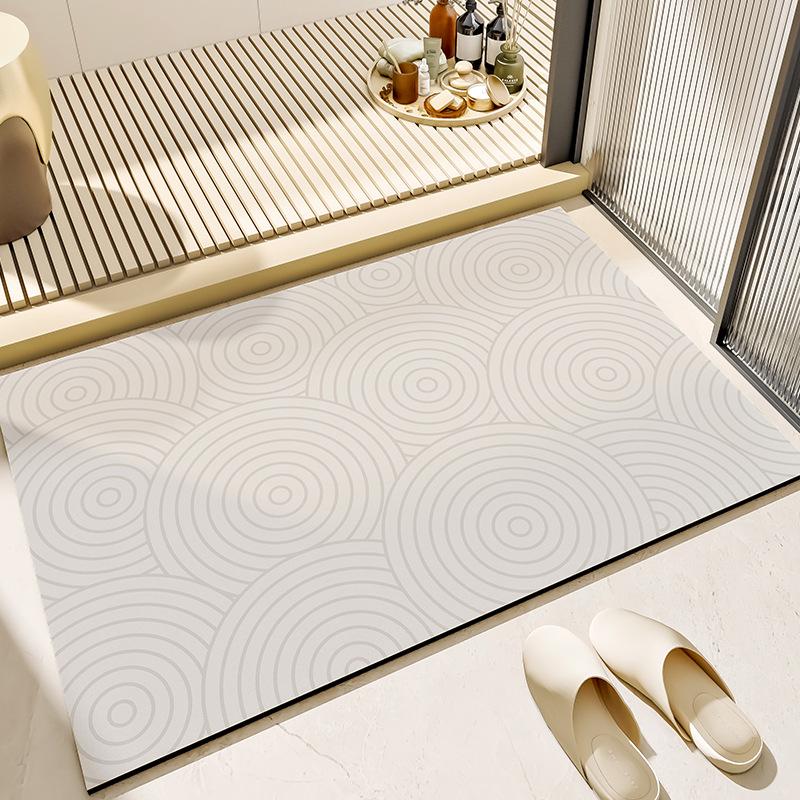 Nordic Minimalist Diatomaceous Earth Non-Slip Bathroom Mat - Wear-Resistant & Absorbent